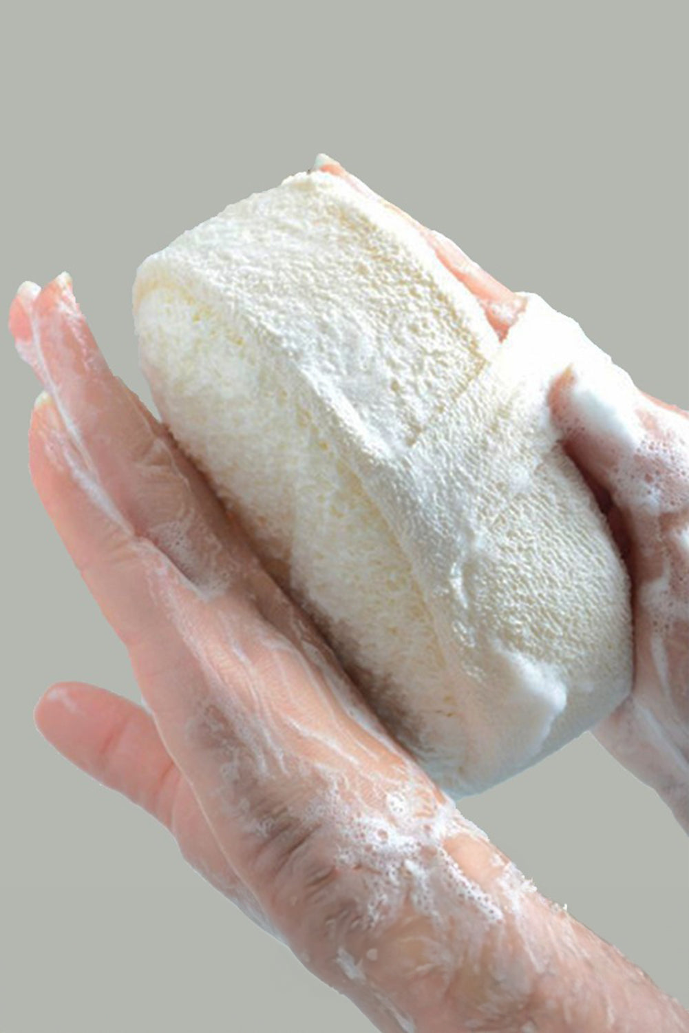 White Loofah Sponge Bath Towel Wipe